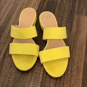 yellow sandals